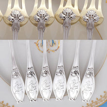 Load image into Gallery viewer, Art nouveau French sterling silver handles