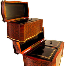 Load image into Gallery viewer, Antique French Tahan Paris tea caddy box