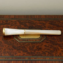 Load image into Gallery viewer, Antique French 18k Gold Mounted Mother of Pearl Cigarette or Cheroot Holder & Case, Etui