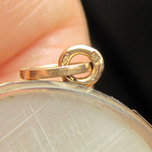 Load image into Gallery viewer, Antique French 18K Yellow Gold Photo Locket Pendant, Mourning Hair Art Memento