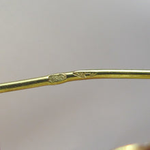 Load image into Gallery viewer, French 18K Yellow Gold Figural Dangle Earrings, Woman Portrait