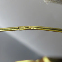 Load image into Gallery viewer, French 18K Yellow Gold Figural Dangle Earrings, Woman Portrait