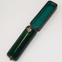 Load image into Gallery viewer, Antique Victorian French 18K Gold Diamond Ruby Parrot Bird Head Stick Pin Brooch