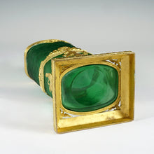 Load image into Gallery viewer, Antique French Ormolu Acid Etched Cameo Glass Vase Empire Neoclassical Gilt Bronze Mounts
