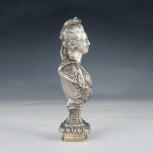 Load image into Gallery viewer, Antique French Bronze Wax Seal Signed Alfred Daubrée, Marie Antoinette