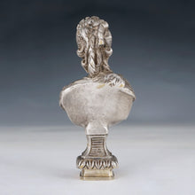 Load image into Gallery viewer, Antique French Bronze Wax Seal Signed Alfred Daubrée, Marie Antoinette