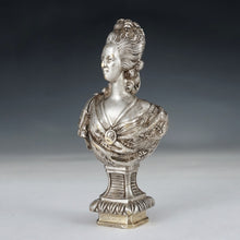 Load image into Gallery viewer, Antique French Bronze Wax Seal Signed Alfred Daubrée, Marie Antoinette