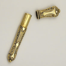 Load image into Gallery viewer, Antique French .800 Silver Sewing Needle Case, Etui, Gilt Vermeil