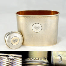 Load image into Gallery viewer, Antique French Sterling Silver Liquor Whiskey Hip Flask by Gustave Keller