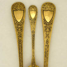 Load image into Gallery viewer,  Odiot pattern 'Napoleon' flatware, Caduceus & Snakes french sterling