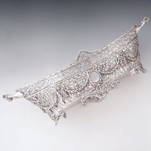 Load image into Gallery viewer, ornate french rococo pierced sterling silver jardiniere