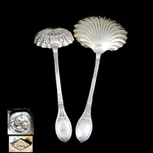 Load image into Gallery viewer, French sterling silver Lapparra & Gabriel Baron Gérard Empire pattern Wings, Torch