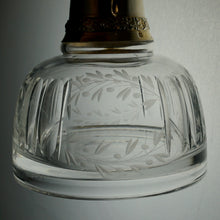 Load image into Gallery viewer, Antique French Sterling Silver Gold Vermeil Cut Crystal Tumble Up Set