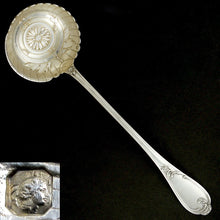 Load image into Gallery viewer, Antique French Sterling Silver Serving Ladle