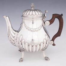 Load image into Gallery viewer, Antique French Sterling Silver Teapot or Coffee Pot | Hoof Feet, Empire Style Acanthus & Gadroon Pattern