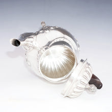 Load image into Gallery viewer, Antique French Sterling Silver Teapot or Coffee Pot | Hoof Feet, Empire Style Acanthus & Gadroon Pattern