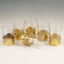 Load image into Gallery viewer, Boxed Set of 6 Art Nouveau French Sterling Silver Shot Glasses