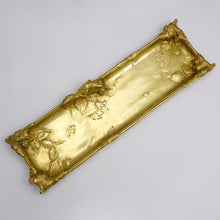 Load image into Gallery viewer, Antique French Art Nouveau Bronze Figural Pen Tray, Desk Trinket Dish, Vide Poche, Signed A. Marionnet
