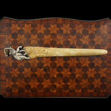 Load image into Gallery viewer, Antique French Bronze Letter Opener Figural Elephant Signed Albert Marionnet