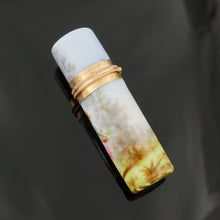 Load image into Gallery viewer, Antique Hand Painted Porcelain Scent Perfume Bottle