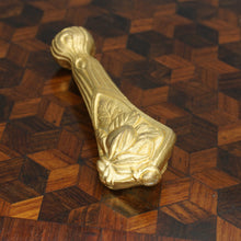 Load image into Gallery viewer, Antique French Signed Gilt Bronze Figural Wax Seal, Desk Stamp