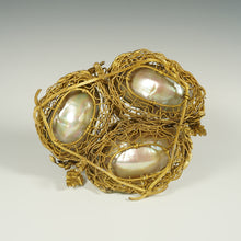 Load image into Gallery viewer, Antique French Palais Royal Mother Of Pearl Egg Sewing Etui, Embroidery Tools