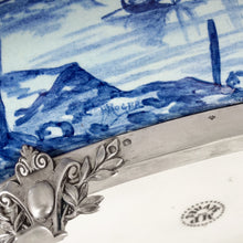 Load image into Gallery viewer, Antique French Sevres Paul Milet Sterling Silver Footed Jardiniere Centerpiece