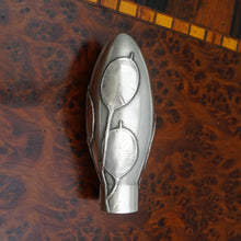 Load image into Gallery viewer, Antique French Silver Cane or Parasol Handle Umbrella Set, Art Nouveau Motif