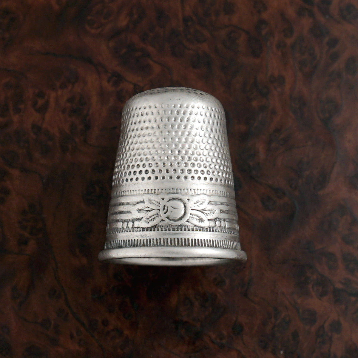 Antique French .800 Silver Sewing Thimble, Greek Key Design – The Antique  Boutique