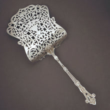 Load image into Gallery viewer, PUIFORCAT : Antique French Sterling Silver Asparagus Server, Figural Caryatid Handle