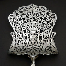 Load image into Gallery viewer, PUIFORCAT : Antique French Sterling Silver Asparagus Server, Figural Caryatid Handle