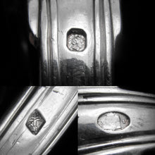 Load image into Gallery viewer, French Sterling Silver Fork Cuff Bracelet Bangle, Artisan Jewelry