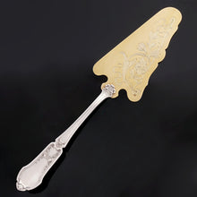 Load image into Gallery viewer, Antique French Sterling Silver Pastry Server, Pie, Dessert, Cake, Gilt Vermeil