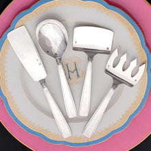 Load image into Gallery viewer, Art Deco French Sterling Silver 4pc Hors d'Oeuvre Servers Set