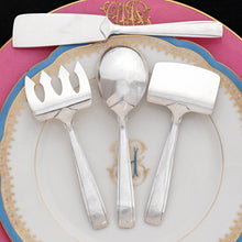 Load image into Gallery viewer, Art Deco French Sterling Silver 4pc Hors d'Oeuvre Servers Set