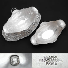 Load image into Gallery viewer, LAPAR Antique French Sterling Silver Gravy Sauce Boat, Crown Engraving