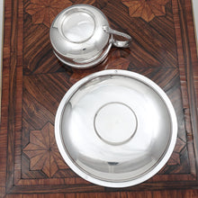 Load image into Gallery viewer, Antique French Sterling Silver Tea / Coffee Cup & Saucer Set, Henin & Cie, Neoclassical