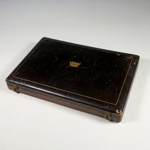 Load image into Gallery viewer, Antique French Sterling Silver 8pc Dessert / Hors d'Oeuvre Set, Heraldic Crown