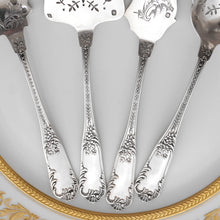 Load image into Gallery viewer, Antique French Sterling Silver 4pc Hors d&#39;Oeuvre Serving Set by Boulenger, Boxed

