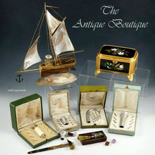 Load image into Gallery viewer, Antique French .800 Silver Parasol Umbrella or Dress Cane Handle