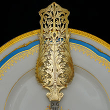 Load image into Gallery viewer, PUIFORCAT Antique French Sterling Silver Gold Vermeil Louis XVI / Acanthe (Acanthus) Dessert / Pie / Cake Server, Boxed