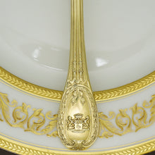 Load image into Gallery viewer, Puiforcat French Sterling Silver Gold Vermeil Sugar Sifter Spoon, Louveciennes
