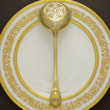 Load image into Gallery viewer, Puiforcat French Sterling Silver Gold Vermeil Sugar Sifter Spoon, Louveciennes