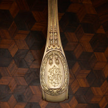 Load image into Gallery viewer, ODIOT Antique French Sterling Silver Sugar Tongs Louveciennes Gilt Vermeil