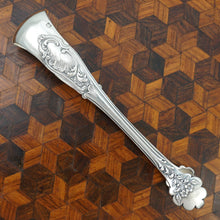 Load image into Gallery viewer, Antique French Sterling Silver Sugar Tongs, Ornate Rocailles