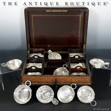Load image into Gallery viewer, Antique French Sterling Silver Wine Taster Tastevin Sommelier Cup, Eugène François Rion