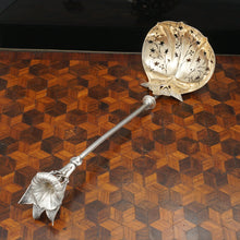 Load image into Gallery viewer, Antique Gorham Sterling Silver Tiffany & Co. Morning Glory Pierced Ladle Spoon