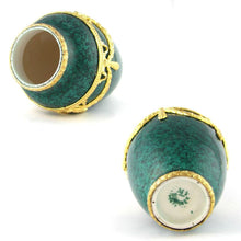 Load image into Gallery viewer, French Paul Milet for Sevres Porcelain Cabinet Vase, Malachite Green, Empire Style Gilt Bronze Mounts