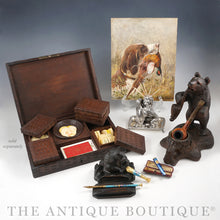 Load image into Gallery viewer, Antique German Hunting Scene Painting Moritz Müller (1841-1899) Munich Artist, Pointer Dog & Pheasant
