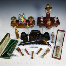 Load image into Gallery viewer, Antique French Bronze Multiple Wax Seal Set, Multi Various Stamps